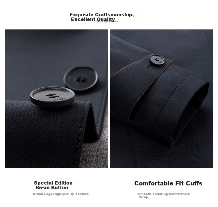FIRS Flip Collar Jacket, Mulberry Silk, Business Casual, Elastic, Wrinkle-Resistant, Crisp And Smooth, Breathable, Anti-Pilling 5