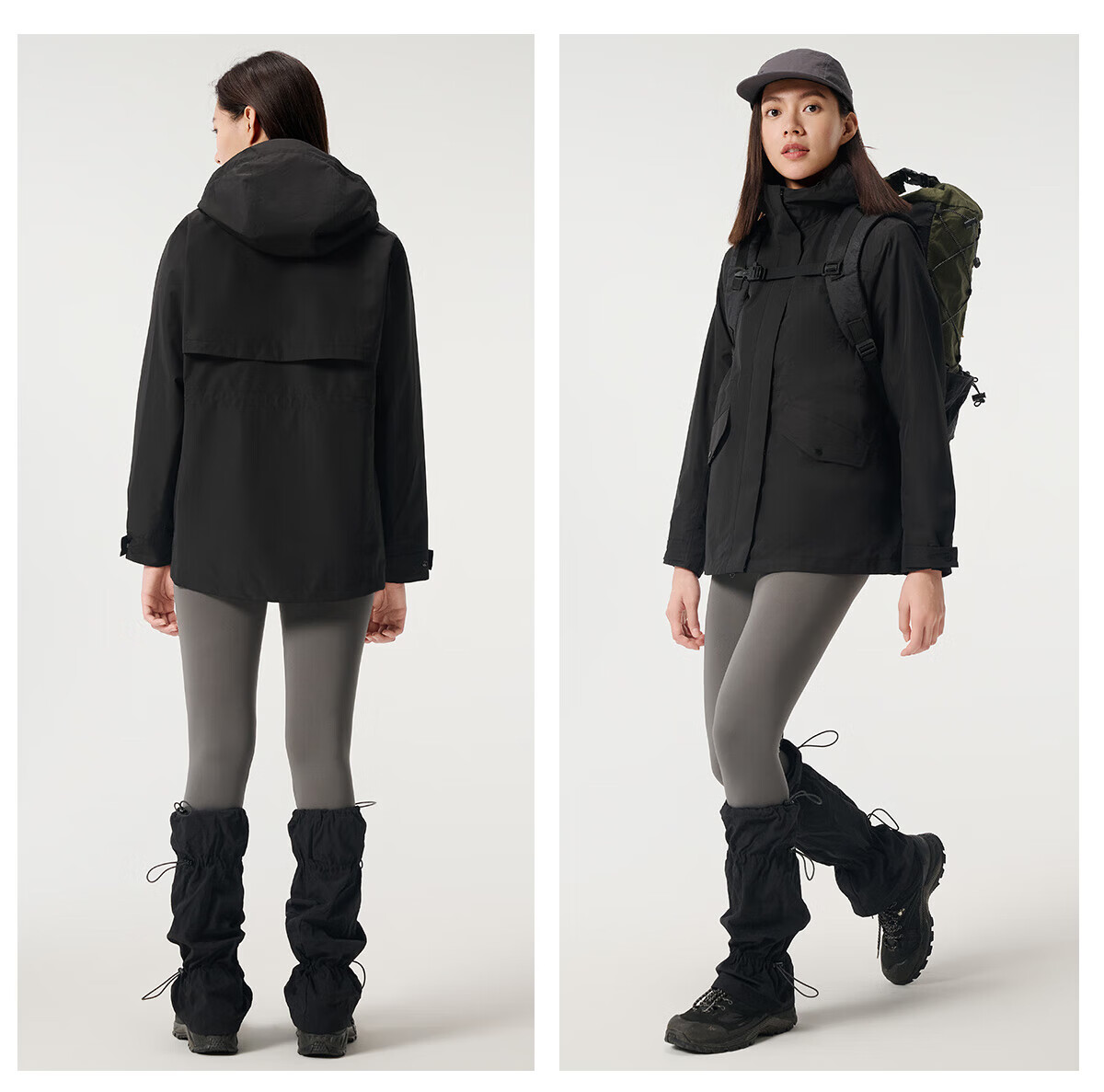 TOREAD Women's Autumn Winter Outdoor 3-in-1 Fleece Waterproof Windproof Jacket TAWWCM92707 8