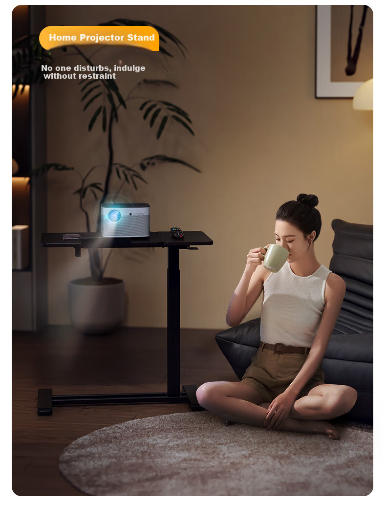 Loctek Mobile Bedside Table, Adjustable Height Desk, Computer Desk, Dorm And Home Lazy Table, Small Table T04-Plus White 13