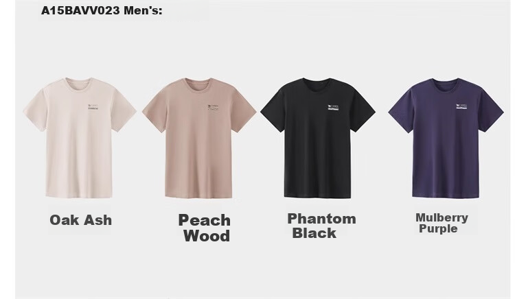 CAMEL Outdoor Quick-Dry T-Shirt, Casual Short-Sleeve Round Neck, Suoluna Cotton T-Shirt, Cool-Feeling Heat-Shielding Sports Short Sleeve, A15BAVV023 36
