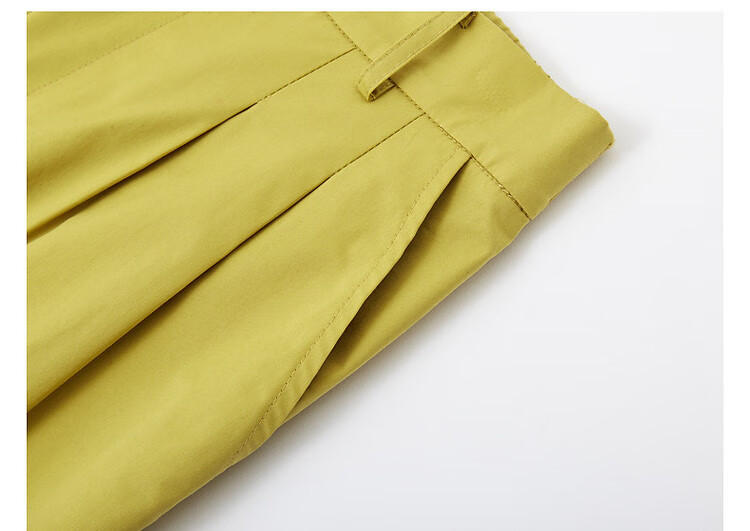 Dme [Naked Feel Experience Series] Summer Comfortable Elastic Waist Nine-Point Pants, Cotton Stretch Straight-Leg Women's Casual Trousers 7