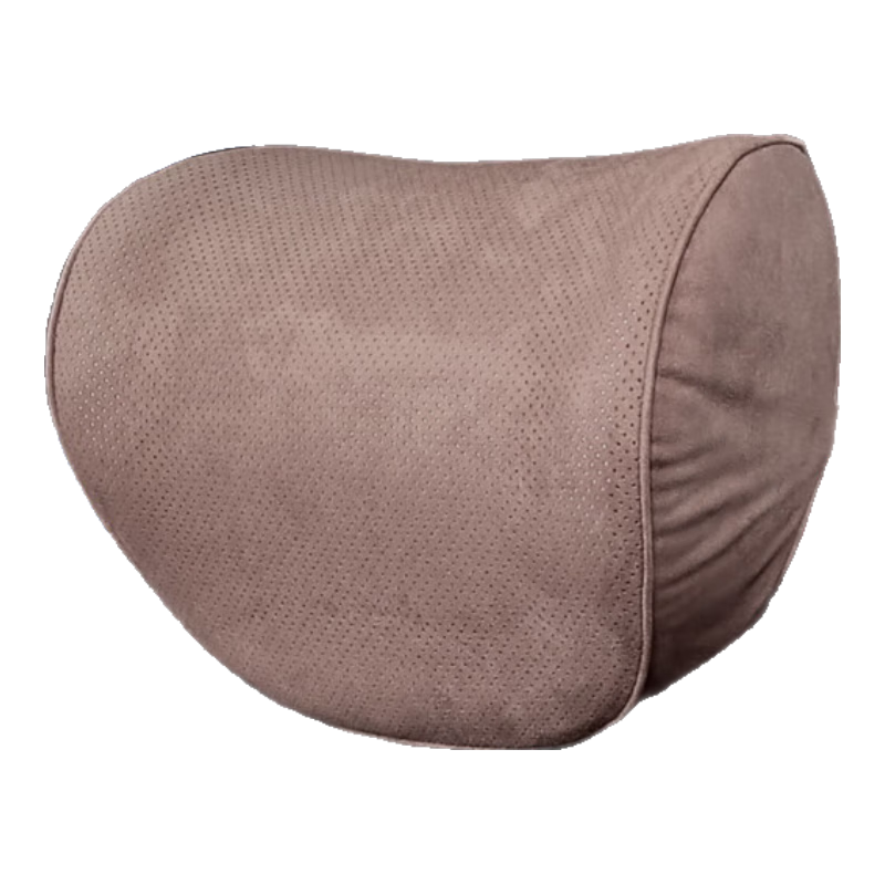 BIMLL Car Headrest, Neck Support Pillow, Memory Foam, Perforated Suede, Vehicle Cushion, Maybach Headrest, Universal Model