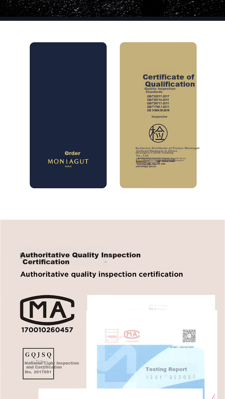MONTAGUT [Best-Selling Product] Signature Pen for Men And Women, Business Writing Office High-End Gift Box Set, Gift Companion Gift Junken Series Gray 0.5mm 15
