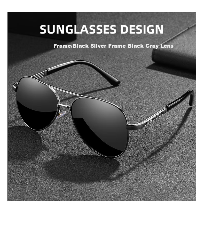 FENCHI Flying Sunglasses for Men, Driving-Specific Glasses, 2025 New Model, Anti-Glare, UV Protection, Polarized Driving Sunglasses 11