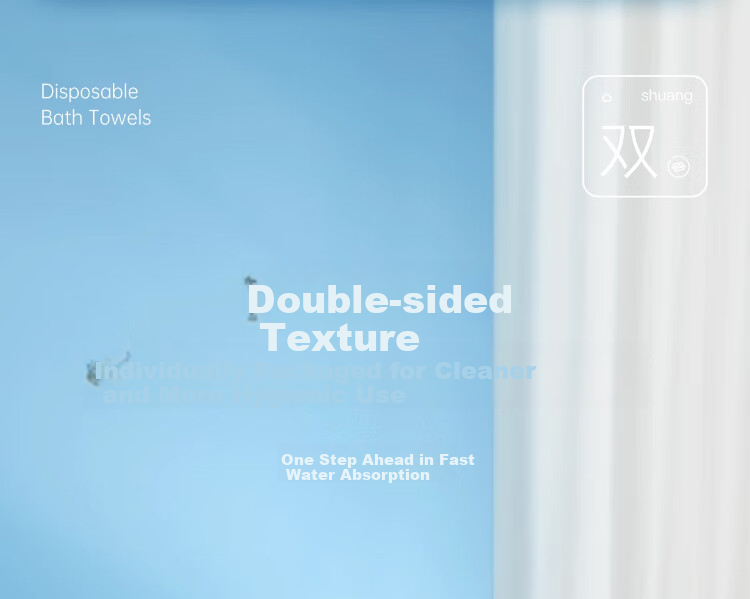 BADIGAO Disposable Bath Towel, Individually Wrapped Travel Towel, Compressed Thickened Enlarged Towel for Tourism And Hotel Use 5