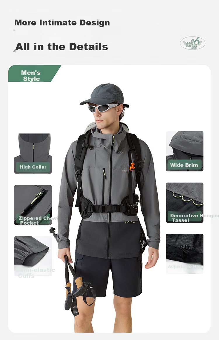 NORTHLAND Original Yarn Sun Protection Clothing UPF500+, Outdoor Women's Cooling Antibacterial Breathable Lightweight Skin Coat Jacket 11