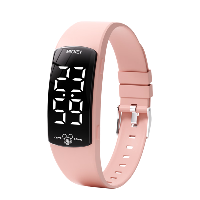 Disney Mickey Student Watch Waterproof Sports Teen Boys Dormitory Wake-up Alarm Vibration Digital Watch