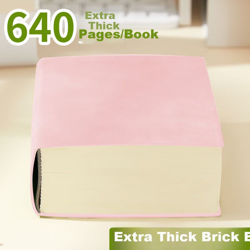 Zuolanzhe B6 Milk Brick Notebook, Extra Thick Soft Cover Diary, Portable Pocket Notebook, Artistic High-Quality Thick Journal, Stamp Collection Book, Memo Pad, Customizable