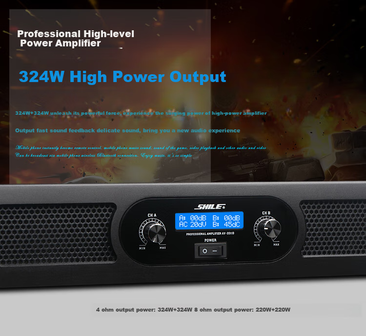 SHILE AV-2011D Pure Amplifier, Stage Performance Large-Scale Conference Multi-Functional Hall Lecture High-Power Amplifier System 11