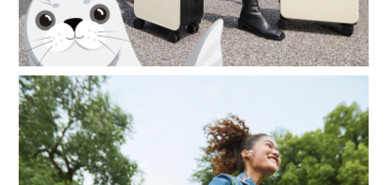Tujia TUPLUS Limited Edition Wide Trolley Suitcase Travel Luggage, 20 Inch, Panda + Polar Bear 8