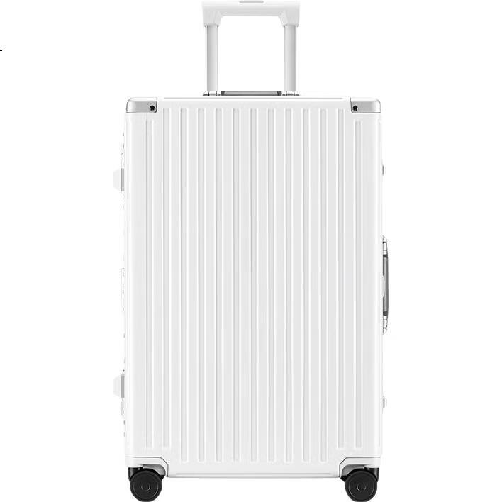 Чемодан ROAMING, большой, 26 дюймов, материал PC, 4 колеса, с кодовым замком, цвет белый