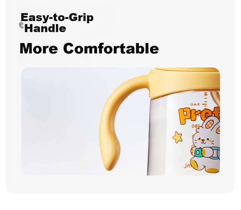 LOCK&LOCK Baby Sippy Cup for 6 Months And Above, PPSU with Scale, Straw Bottle for Drinking Water 14