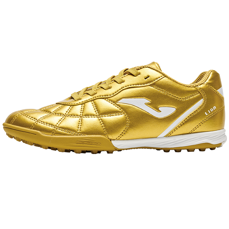 JOMA Kids Soccer Shoes TF Turf Studs 2025 New Youth Football Match Training Shoes Red Gold Size 36