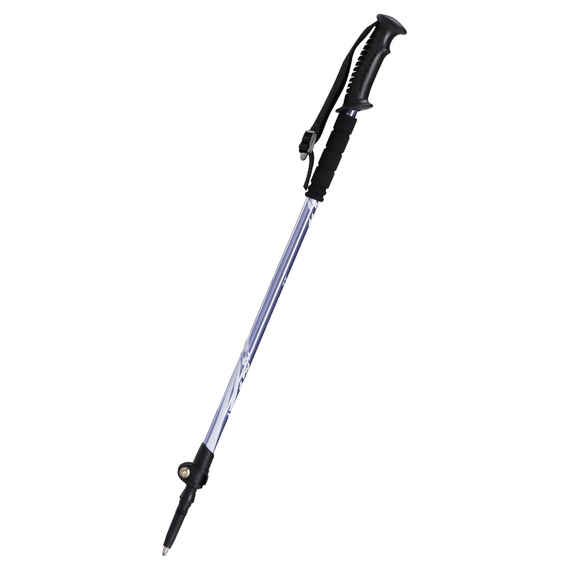 CAMEL Outdoor Hiking Straight Handle Trekking Pole Lightweight Telescopic Folding Anti-Slip Walking Stick 174BH04674A Twilight Purple
