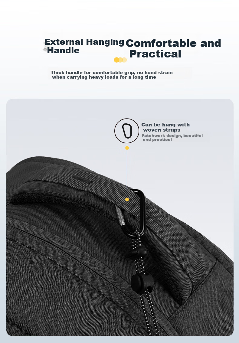 High Sierra Backpack, Large Capacity Travel Bag, Outdoor Hiking Pack, Water-Resistant, Expandable, Durable, Multifunctional Travel Bag 10