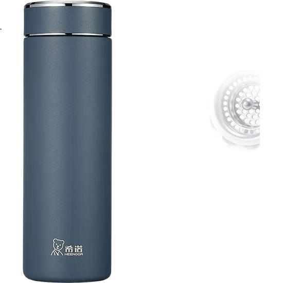 Термокружка HEENOOR XN-9606, 480 мл, темно-серая