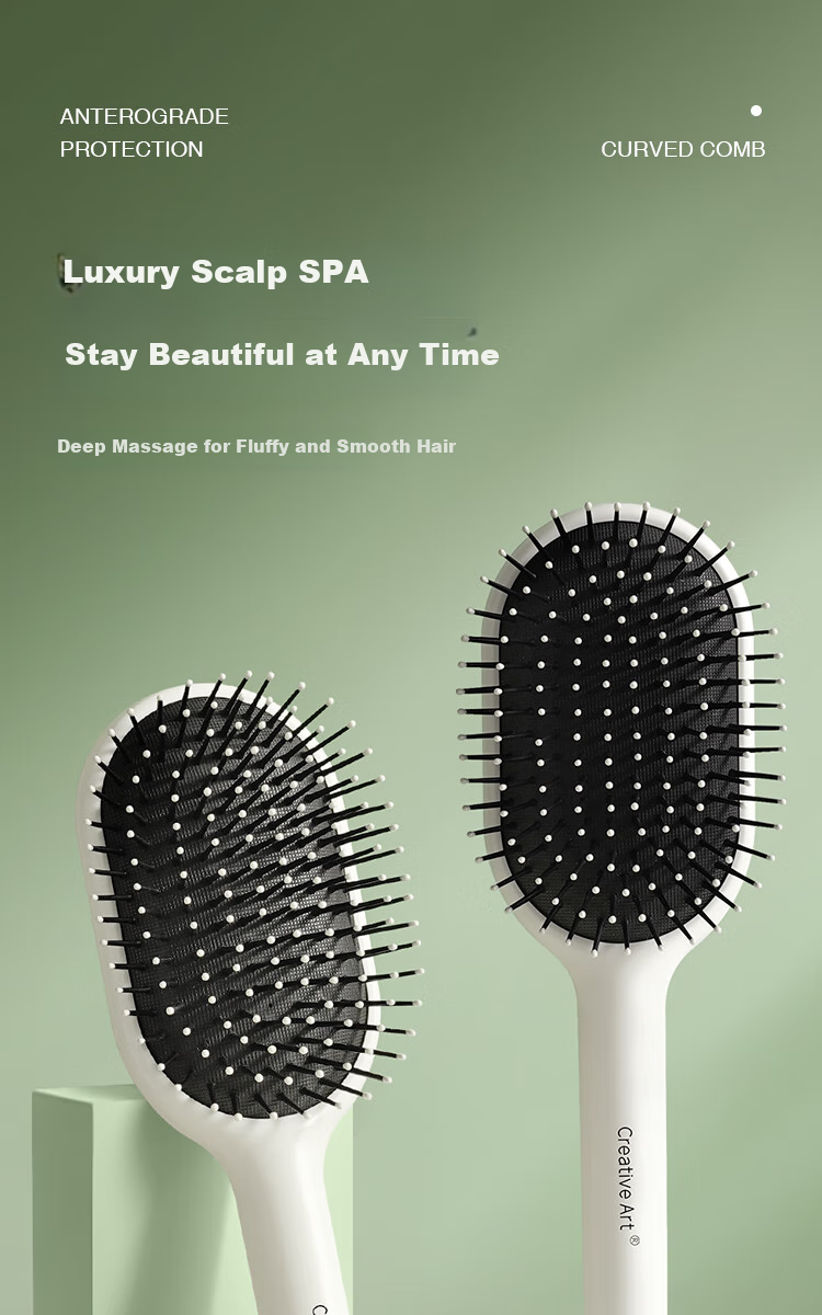 Creative Art Air Cushion Comb for Men And Women, Volumizing Tool, Puff Cushion Comb, Gentle on Hair, Massage Function, for Dorm And Home Use, Styling And Anti-Tangling 1