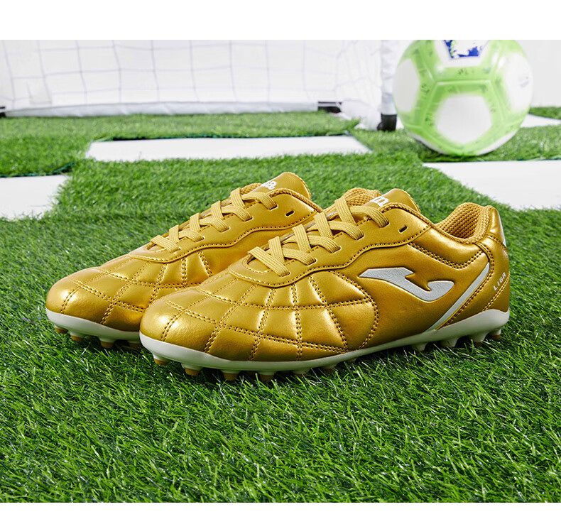 JOMA Kids Soccer Shoes MG Short Studs 2025 New Professional Football Match Training Shoes Light Blue/Dark Blue Size 39 4