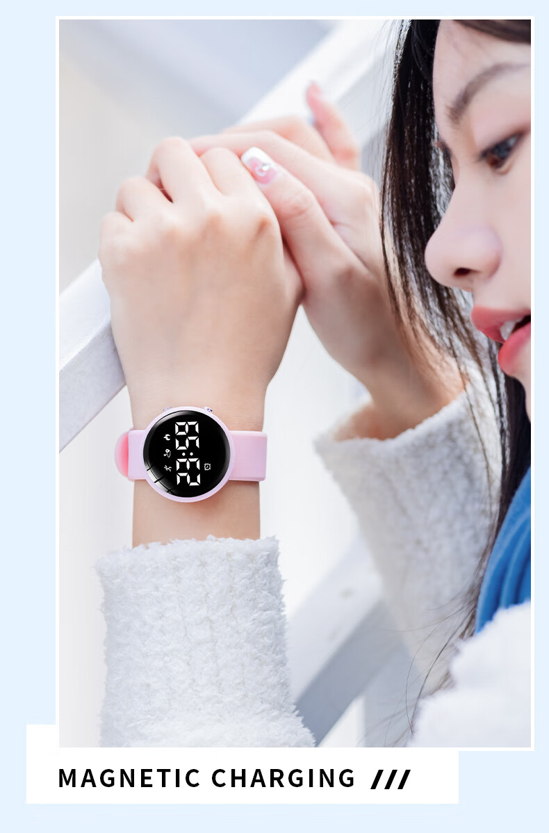Koshi Silent Alarm Waterproof Sports Electronic Student Watch for Middle and High School Girls Boys Smart Kids 11