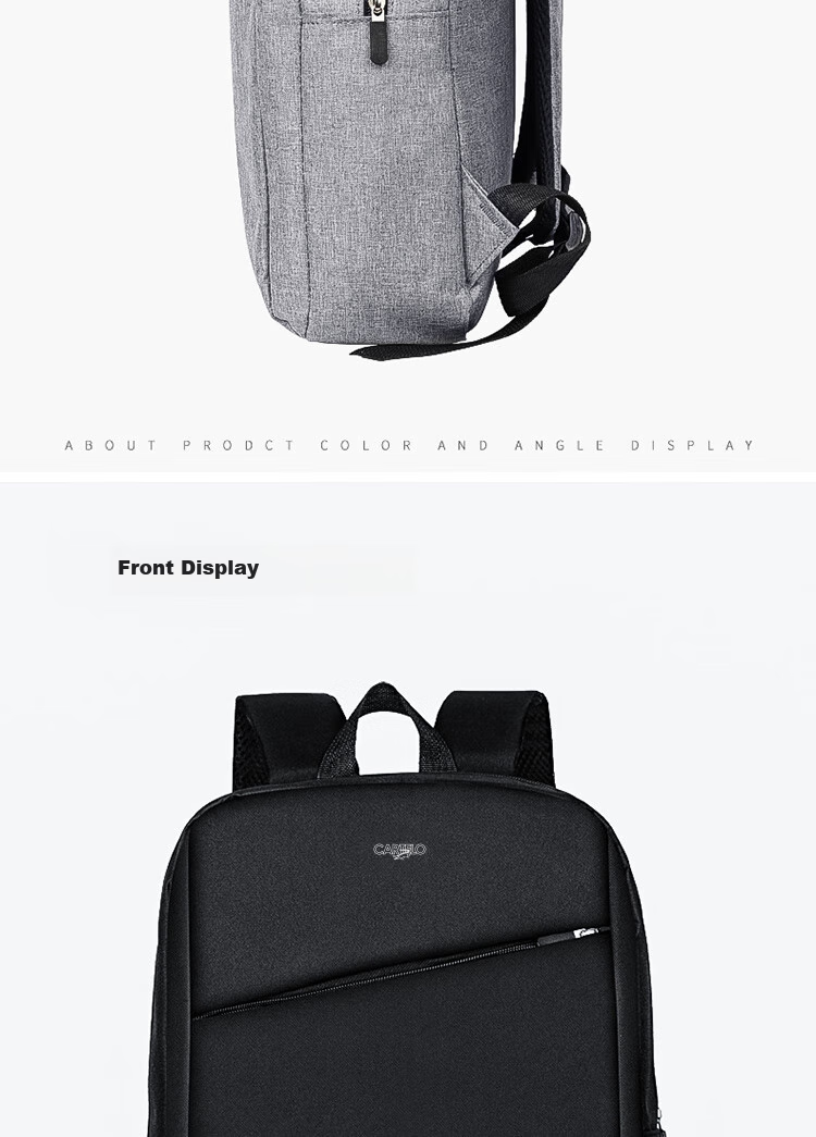 CARTELO Backpack, Business Casual Bag, Large Capacity, Water-Resistant Oxford Cloth Bookbag, Laptop Backpack, Gift for Husband Or Father 16
