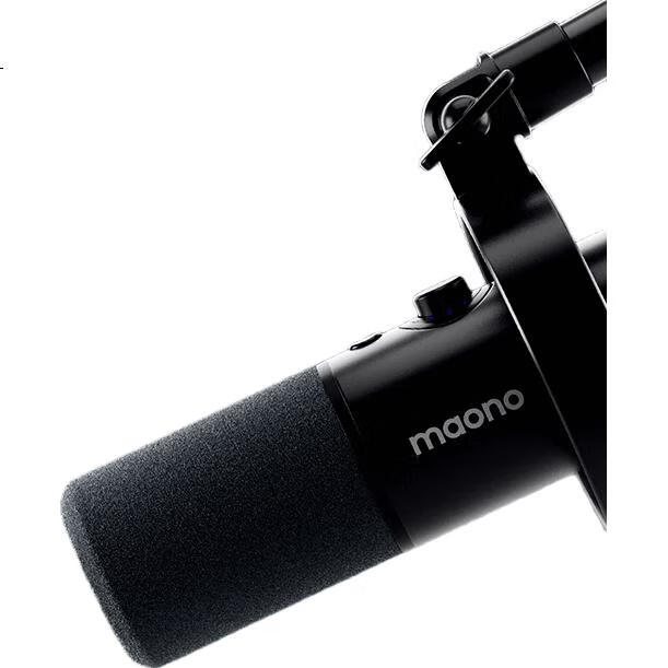 Динамический микрофон Maono PD300X, профессиональный для прямой трансляции, записи, игр, с шумоподавлением, встроенной звуковой картой