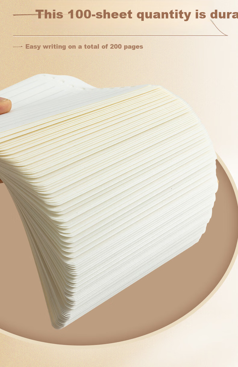 M&G Stationery B5/100 Sheets Loose-Leaf Notebook Refill Paper for Exam Preparation, Homework, Lined Pages, Single Book HB5A10A Essential for Exams 4
