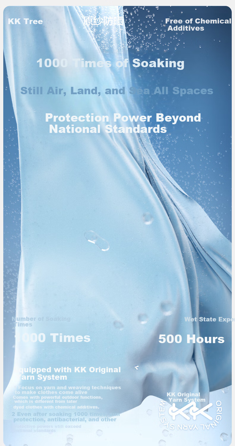 Kocotree Children's Swimwear, Original Yarn Sun Protection Antibacterial Long-Sleeve Two-Piece Swimsuit for Boys And Girls, Sunshine Yellow, Size 130 3