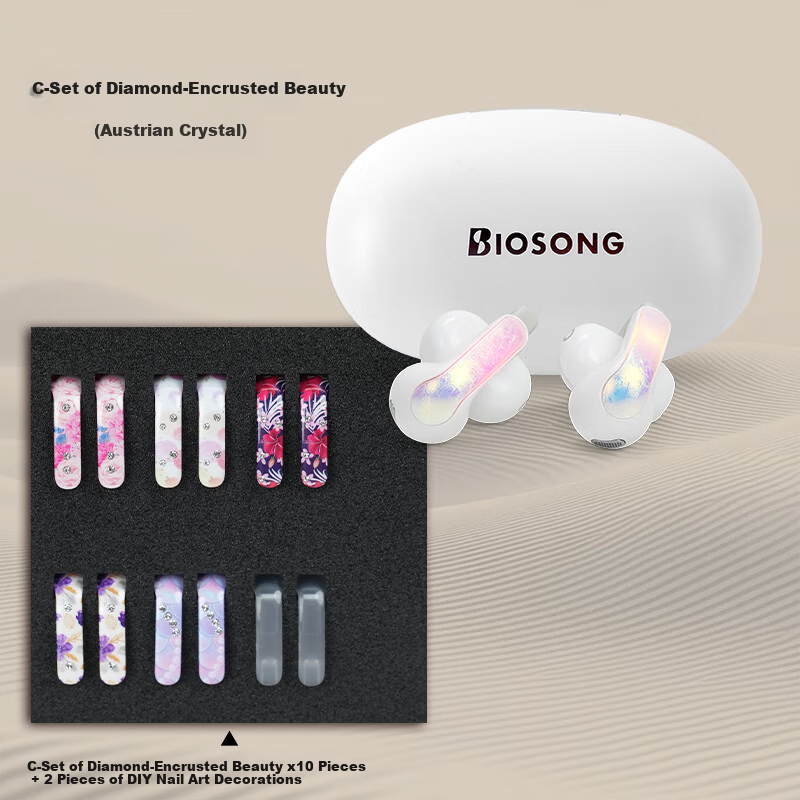 Baiersong B7 Open-Ear Bluetooth Headphones, Ear-Hook Style, for Sports And Running, Long Battery Life, AI Calling, Noise Reduction, Fashionable Accessories, Wireless Earphones, Suitable for Xiaomi And Apple, C Set