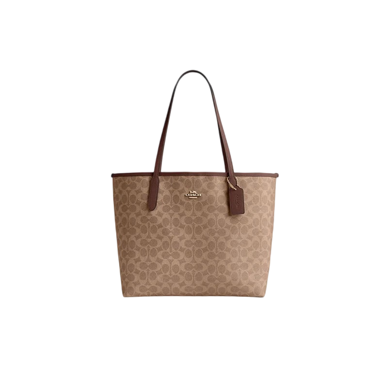 COACH [Brand Direct Supply], Women's CITY33 Large Tote Bag, Shoulder Bag, CV976, New Year Gift