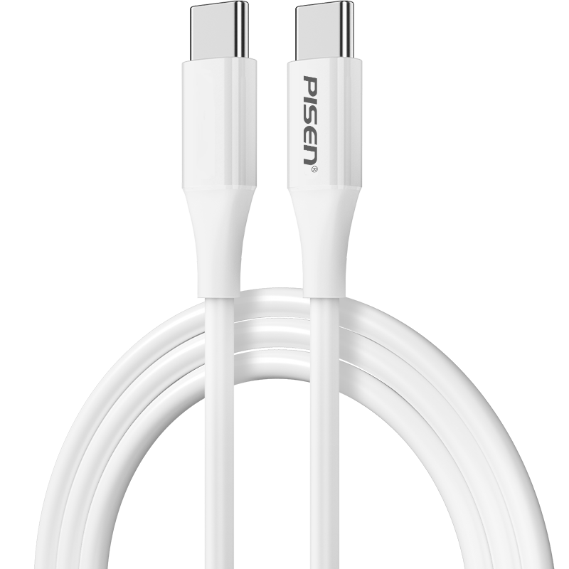 PISEN Apple 16/15 Charging Cable Dual Type-C Data Cable PD 60W Fast Charging CtoC Car Charger CarPlay Compatible