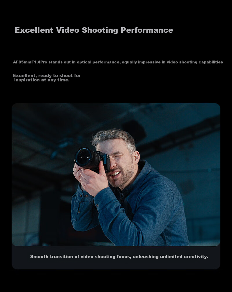 VILTROX AF 85mm F1.4 Pro FE Sony Full-Frame Auto Focus Large Aperture Medium Telephoto Prime Portrait Lens Suitable for A7M4 A7C2 Mirrorless Cameras 10