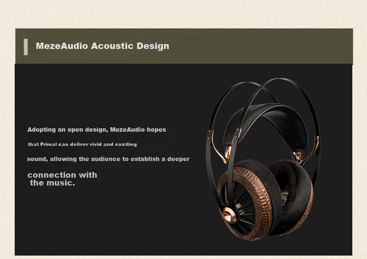 MEZEANTO (Meze) MEZE Audio 109 PRO Primal Over-Ear Headphones, Open-Back Dynamic Wired HIFI Music Headphones, Limited Editio 7