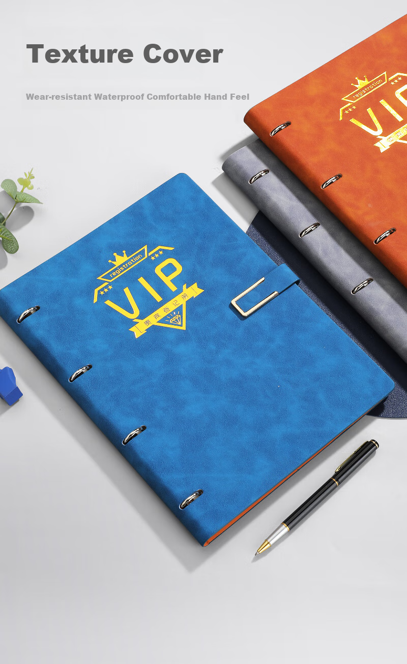 Jinyi VIP Member Registration Book, General Customer File, Client Tracking Record Book, Consumption Card Beauty Salon Management Manual, A5 Stapled Pages - Black (Pencil Insertable) 2