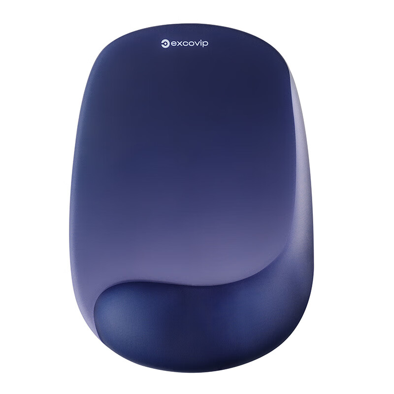 EXCO Mouse Pad Wrist Rest with Gradient Color Hand Support, Ergonomic Wrist Pad, Computer Office Mouse Handrest Wrist Support Silicone Strap Wrist Pad Blue 0538