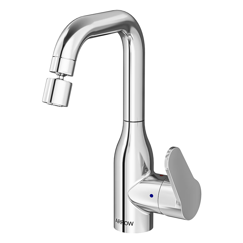 ARROW Rotatable Dual Spray Bathroom Basin Faucet Hot and Cold AE41133CP