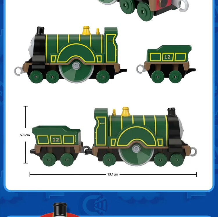 THOMAS&FRIENDS (Random Old Or New Style, 1 Train) Birthday Gift Train - Medium Alloy Small Train JHK84 8