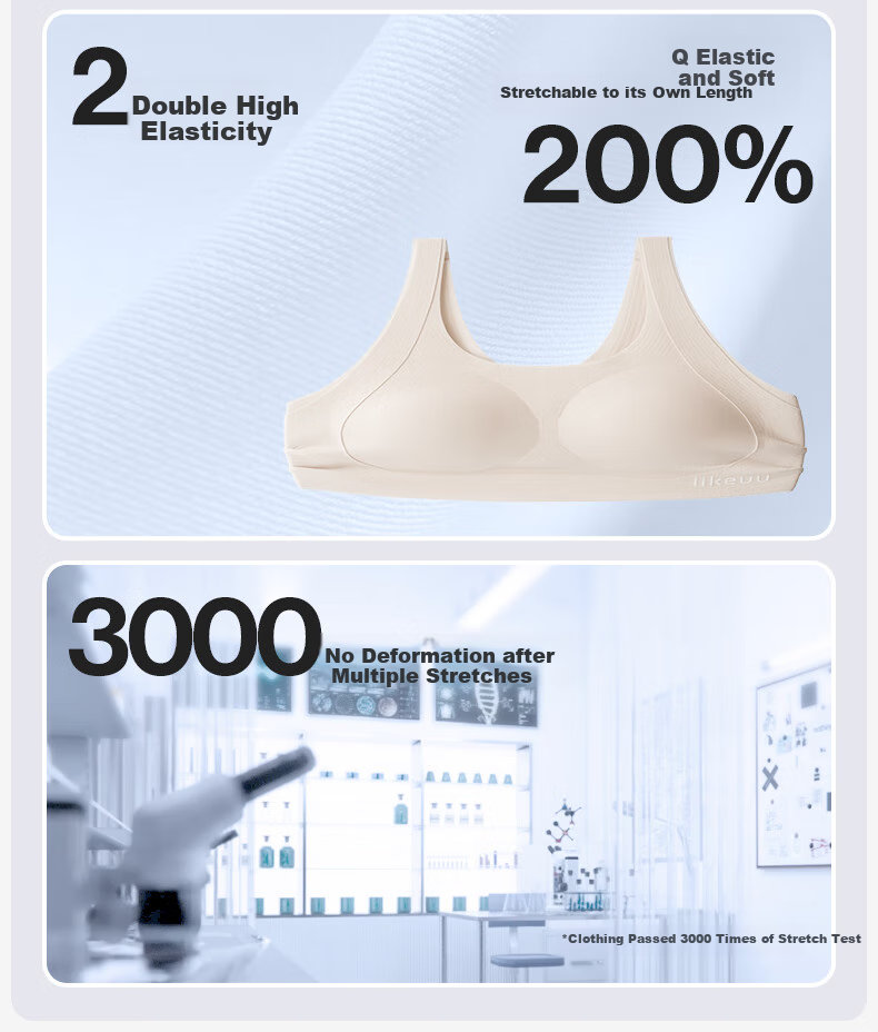 Likeuu Girls' Underwear by Ubras - Adolescent Student Development Children's Underwear with Posture Correction and Skin-Friendly Fabric 14