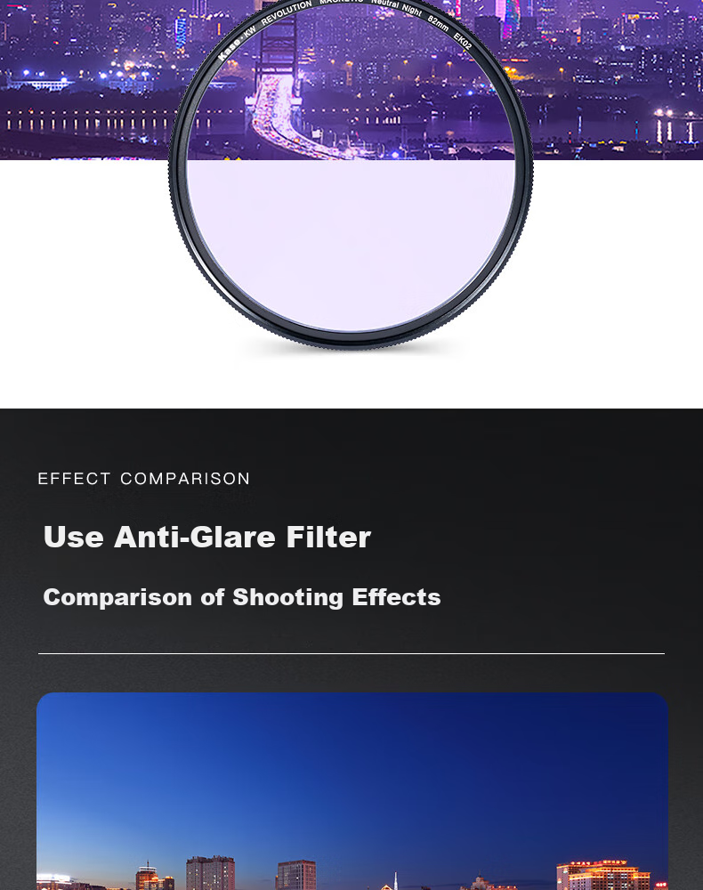Kase UV Filter + CPL Polarizing Filter + Case, 77mm Magnetic, Jiguanglang Second Generation Colorful Entry-Level Photography And Photo-Taking Kit 22