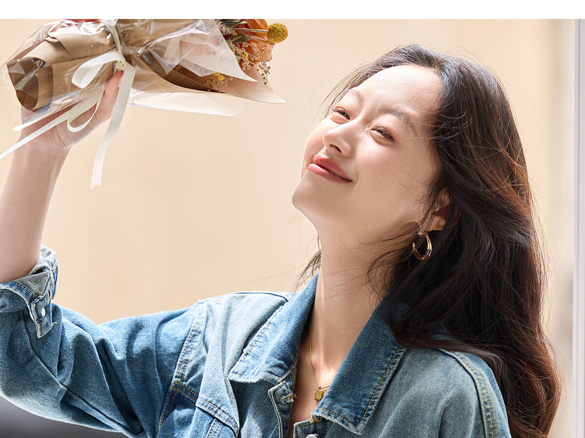 Pincai Women's Denim Jacket Trendy Retro Double Pocket Design Casual Versatile Top P53D006 41