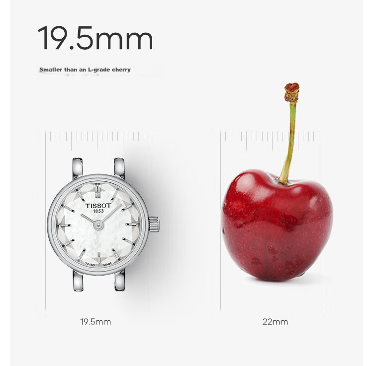 TISSOT Watch, Little Beauty Series Women's Watch, Swiss Quartz Ladies Leather Strap Wristwatch, Fashionable Timepiece, Birthday Gift 3