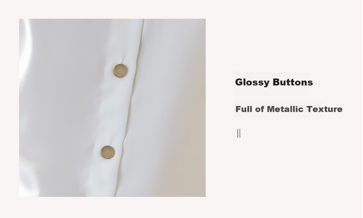 Chushen Summer Short-Sleeve Shirt for Women, Loose-Fitting Simple Single-Breasted Elegant Professional Commuter Blouse S143C1456 Size L 6