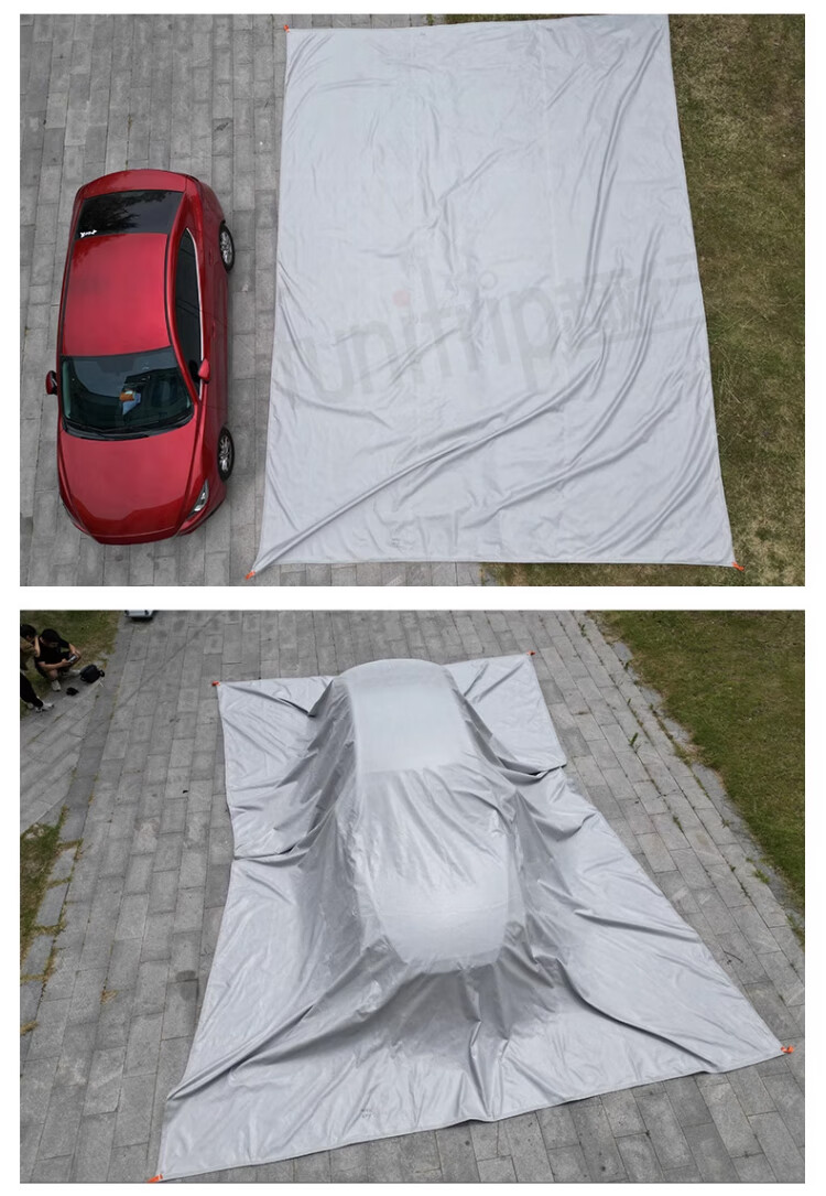 QuXing Car Fire Extinguishing Blanket Fiberglass Fireproof Blanket New Energy Flame Retardant Car Cover for Sedan SUV Self-ignition Fire Extinguishing 6x8m 5