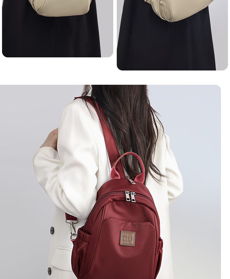 Viney Backpack for Women, Stylish Casual Outdoor Travel Hiking Crossbody Bag, Birthday Gift for Girlfriend 3