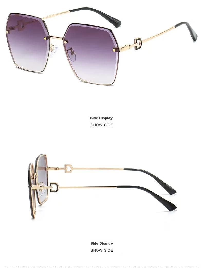 AMORAYS Women's New Large Frame Slimming Elegant UV Protection Sunglasses for Driving, Perfect for Back-To Seaso 8