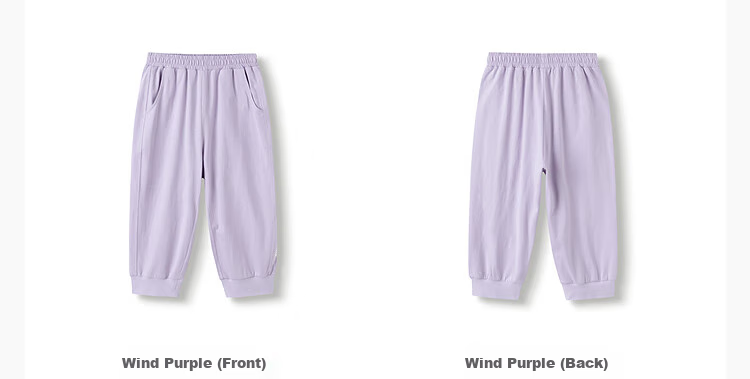 BALABALA Children's Clothing, Girls' Capri Pants, Lightweight Summer Style for Older Kids, Quick-Dry Shorts, Sports Pants, Trendy 9
