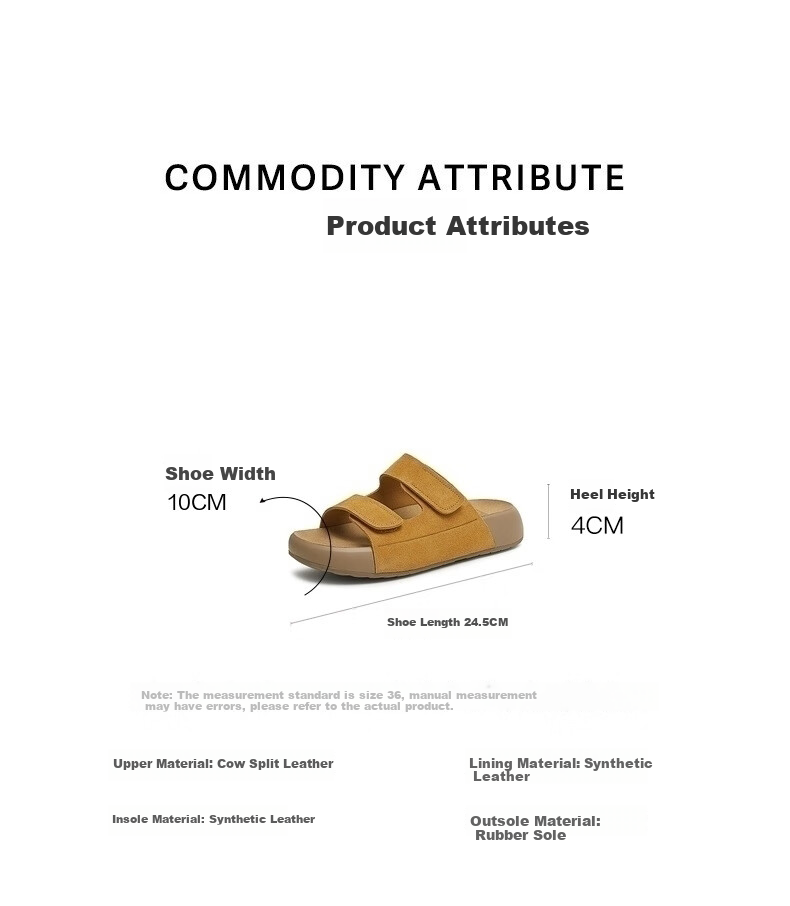 TATA Retro Birkenstock-Style Shoes, Women's New Autumn Thick-Soled Beach Sandals, Outdoor Slippers, Unisex Sandals, Blue, Size 35 3