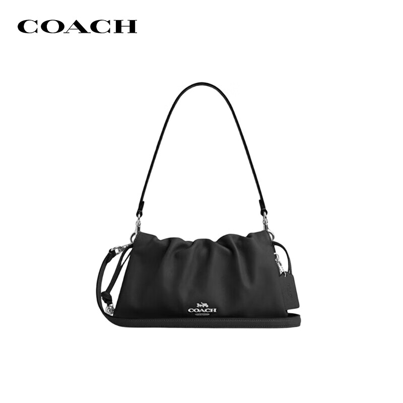 COACH [Brand Direct Supply], Women's FAYE Medium Handbag, Shoulder Bag, Crossbody Bag, Cloud Bag, Black CV529, Gift