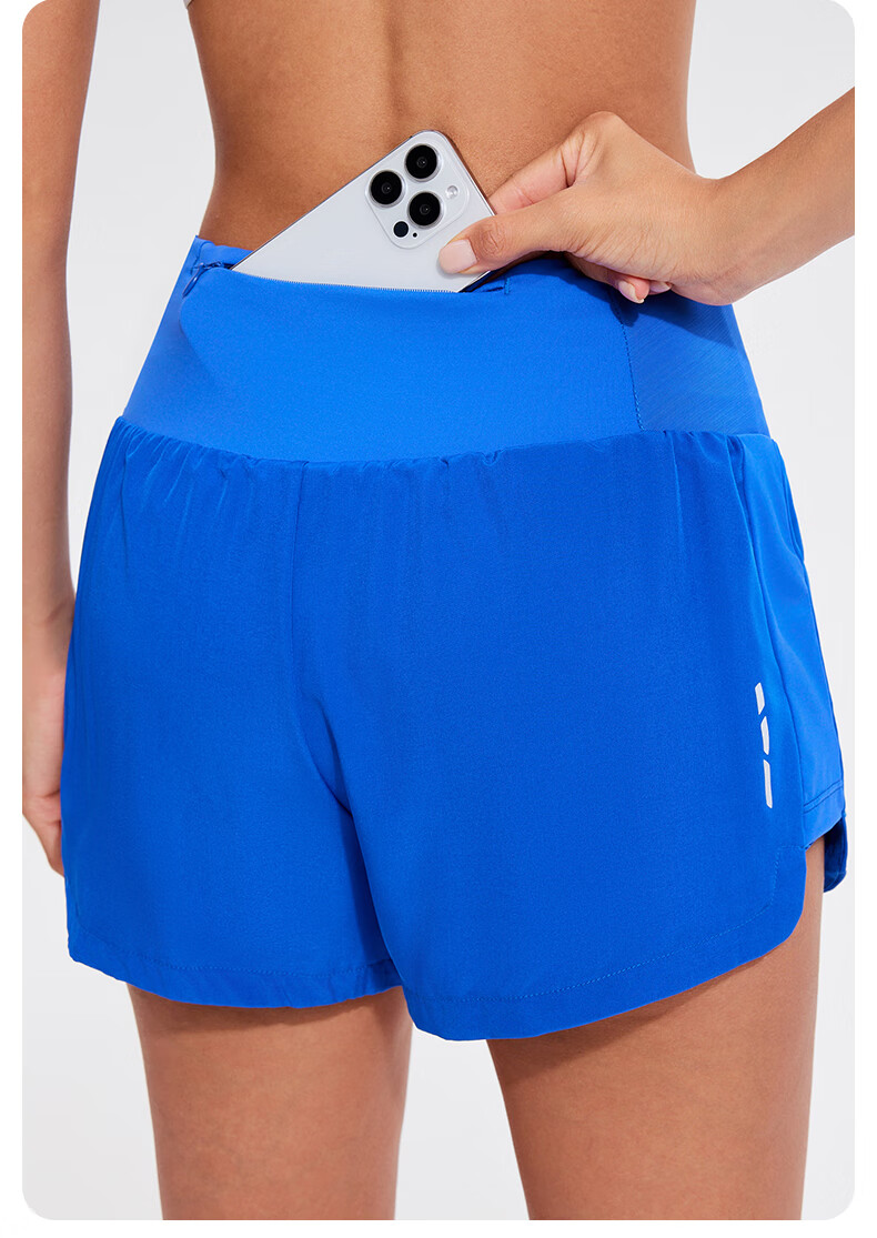 Cosleaf Women's Professional Running Shorts for Marathon, High-Waisted Tummy Control Shorts with Pockets, Slimming Yoga Fitness Pants 21