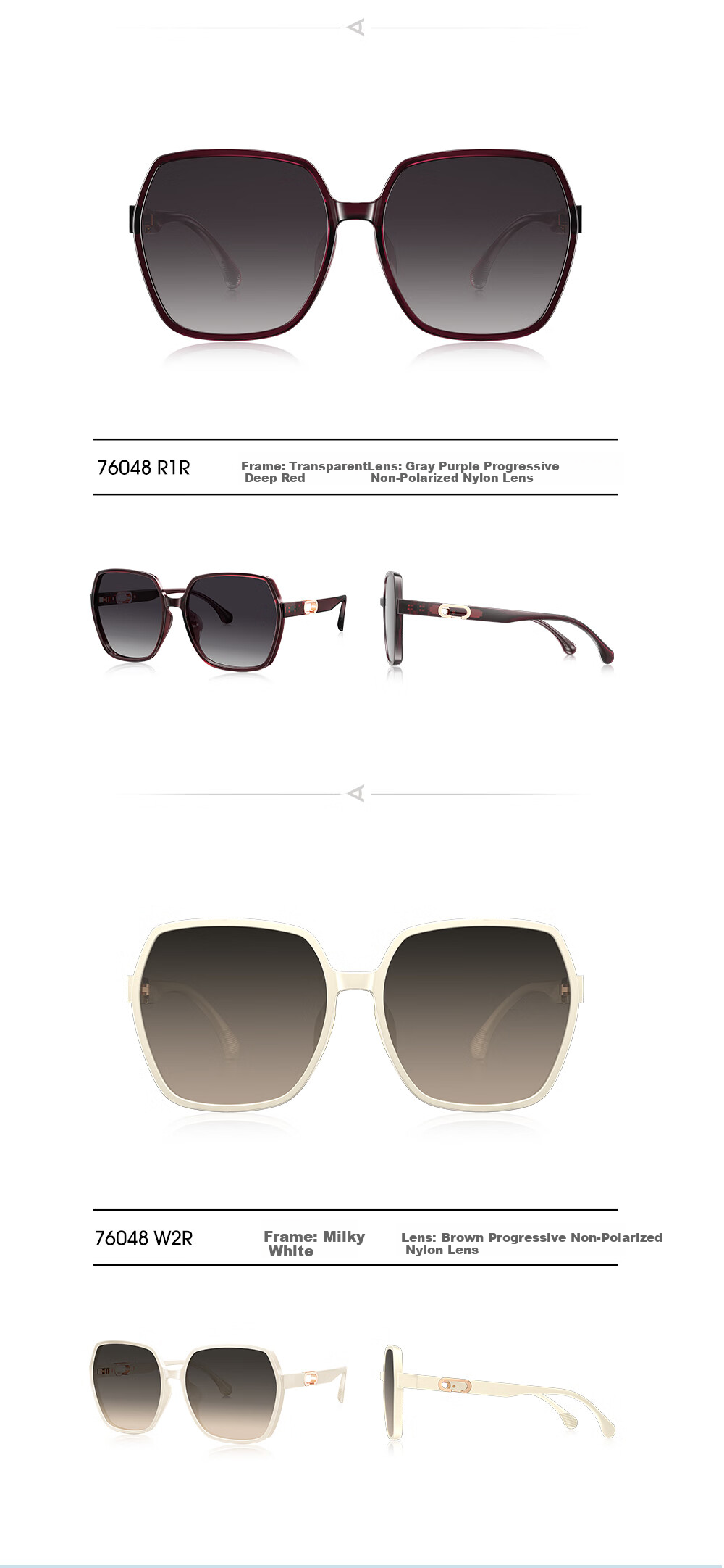PARIM Large Frame Sunglasses for Women, High-End Trendy Look, Face-Slimming Effect, Polarized UV Protection, Sun Protection Glasses 74021 7