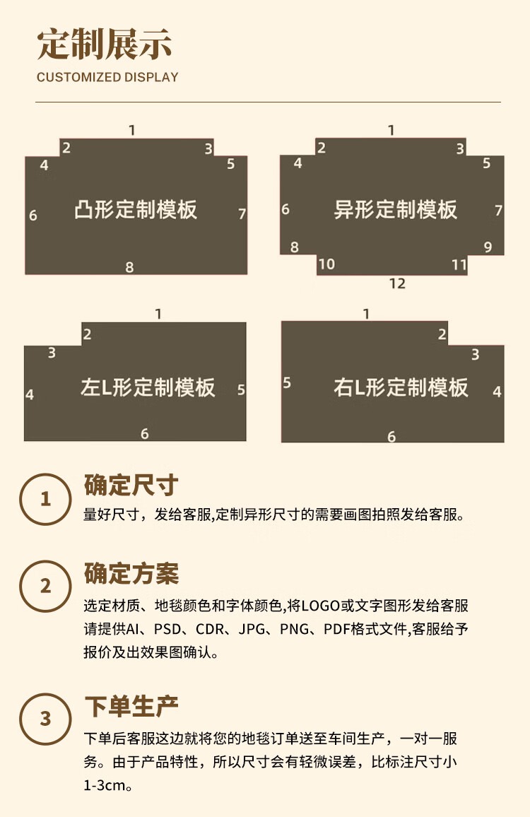 Jushi Yi Premium Red Entrance Door Mat Non-Slip Rubber Bottom PVC Foot Scraper Mat Diamond Pattern 60*90cm 2